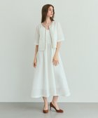 【グレース コンチネンタル/GRACE CONTINENTAL】のメッシュツイードジャケット ホワイト|ID: prp329100004599619 ipo3291000000032697274