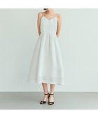 【グレース コンチネンタル/GRACE CONTINENTAL】のメッシュツイードキャミドレス ホワイト|ID: prp329100004599620 ipo3291000000032697283