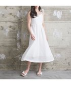 【グレース コンチネンタル/GRACE CONTINENTAL】のメッシュツイードキャミドレス ホワイト|ID: prp329100004599620 ipo3291000000032710617