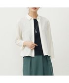 【ジェイ プレス/J.PRESS】の【洗える・吸水速乾】トリオシアーチェック ブラウス アイボリー系|ID: prp329100004599624 ipo3291000000032697306