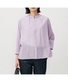 【ジェイ プレス/J.PRESS】の【洗える・速乾・接触冷感】リライムライトローン バックフレア ブラウス ラベンダー系|ID: prp329100004599631 ipo3291000000032697354