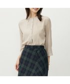 【ジェイ プレス/J.PRESS】の【洗える・速乾・接触冷感】リライムライトローン バックフレア ブラウス ベージュ系|ID: prp329100004599631 ipo3291000000034189536