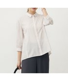 【ジェイ プレス/J.PRESS】の【洗える】ウォッシャブルキュプラツイル シャツ ホワイト×ピンク系|ID: prp329100004599637 ipo3291000000033280044