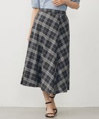 【ジェイ プレス/J.PRESS】の【洗える】SOFT SHEER チェック フレア スカート スレートチェック系|ID: prp329100004599645 ipo3291000000032697429