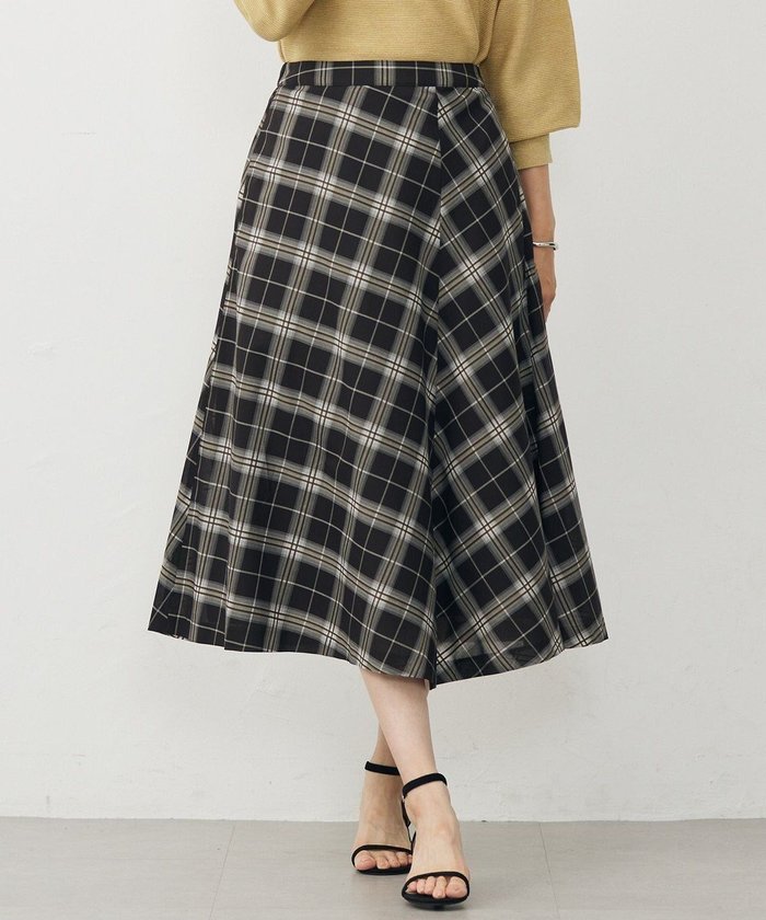 【ジェイ プレス/J.PRESS】の【洗える】SOFT SHEER チェック フレア スカート インテリア・キッズ・メンズ・レディースファッション・服の通販 founy(ファニー) https://founy.com/ ファッション Fashion レディースファッション Ladies' Fashion Online スカート Skirt Aライン/フレアスカート Flared A-Line Skirts 春 Spring 洗える Washable カットソー Cut And Sew キュプラ Cupra シアー Sheer シンプル Simple チェック Check バイアス Bias フレア Flare ミドル Middle S/S・春夏 Ss・Spring/Summer NEW・新作・新着・新入荷 New Arrivals 夏 Summer エレガント 上品 Elegant |ID: prp329100004599645 ipo3291000000032697431