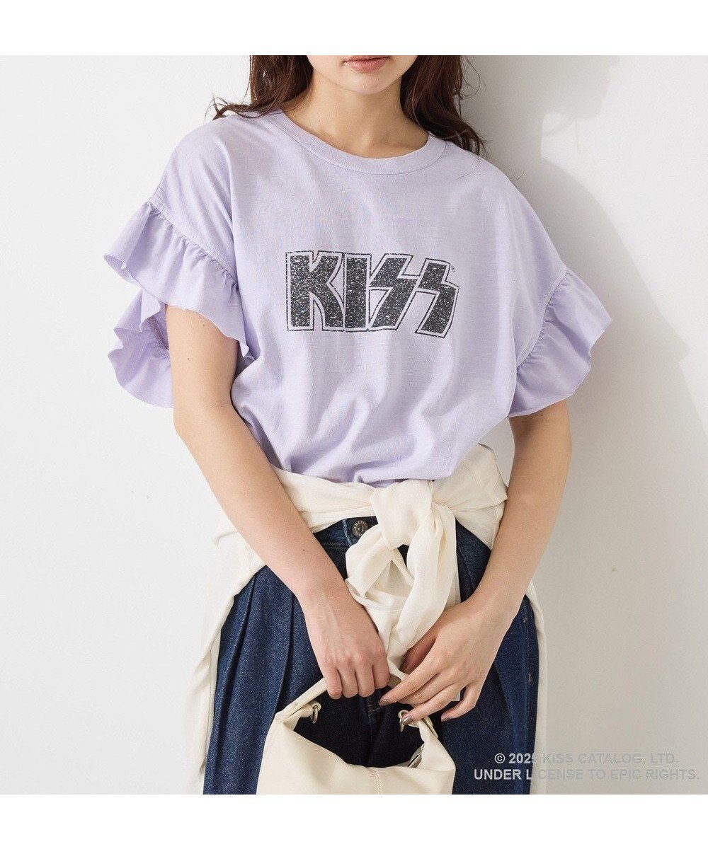 【アメリカンホリック/AMERICAN HOLIC】の【KISS/The Rolling Stones】Tシャツ インテリア・キッズ・メンズ・レディースファッション・服の通販 founy(ファニー) 　ファッション　Fashion　レディースファッション　Ladies' Fashion Online　トップス・カットソー　Tops/Tshirt　シャツ/ブラウス　Shirts/Blouses　ロング / Tシャツ　T-Shirts　カットソー　Cut and Sewn　NEW・新作・新着・新入荷　New Arrivals　カットソー　Cut And Sew　デニム　Denim　フリル　Frills　フロント　Front　プリント　Print　ポケット　Pocket　ラベンダー　Lavender　ワイド　Wide　ヴィンテージ　Vintage　夏　Summer　春　Spring　S/S・春夏　Ss・Spring/Summer　Lavender|ID: prp329100004599656 ipo3291000000032697487