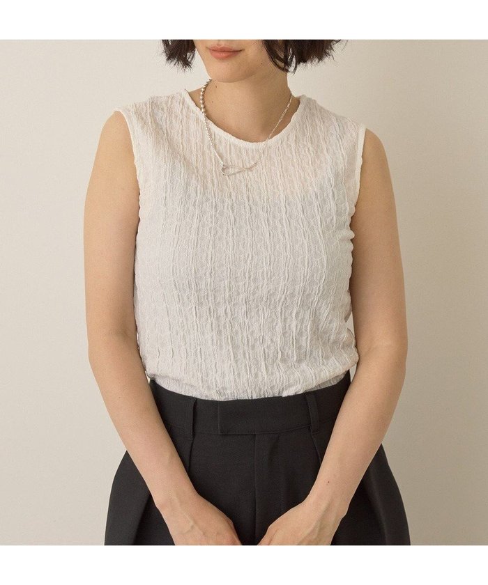 【アメリカンホリック/AMERICAN HOLIC】のフクレジャガードノースリーブトップス インテリア・キッズ・メンズ・レディースファッション・服の通販 founy(ファニー) https://founy.com/ ファッション Fashion レディースファッション Fashion for Women トップス・カットソー Cut & Sew Tops キャミソール&ノースリーブ Camisoles & Sleeveless Tops シャツ・ブラウス・オフィスカジュアル Elegant Blouses & Button-Ups ロングTシャツ・Tシャツ Longline T-Shirts & Tees カットソー・ベーシックTシャツ Cut-and-Sewn Tops / Stretch Tees & Basics 新作・新入荷 New Arrivals / New In おすすめ Recommended / Our Picks インナー Innerwear カットソー Cut and Sewn Top ノースリーブ Sleeveless, No-Sleeve フィット Fit, Slim Fit ポケット Pocket, Pocket Detail 夏 Summer 春 Spring S/S・春夏 SS, Spring/Summer, Warm Season |ID: prp329100004599660 ipo3291000000032697509