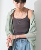 【アメリカンホリック/AMERICAN HOLIC】の【カップ付き】細リブキャミソール Charcoal Gray|ID: prp329100004599665 ipo3291000000032697546