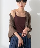 【アメリカンホリック/AMERICAN HOLIC】の【カップ付き】細リブキャミソール 人気、トレンドファッション・服の通販 founy(ファニー) ファッション Fashion レディースファッション Fashion for Women トップス・カットソー Cut & Sew Tops キャミソール&ノースリーブ Camisoles & Sleeveless Tops おすすめ Recommended / Our Picks インナー Innerwear キャミソール Camisole, Spaghetti Strap Top コンパクト Compact, Small Size スクエア Square, Square Shape スマート Smart, Elegant フィット Fit, Slim Fit ポケット Pocket, Pocket Detail 夏 Summer 春 Spring S/S・春夏 SS, Spring/Summer, Warm Season thumbnail Brown|ID: prp329100004599665 ipo3291000000033401564