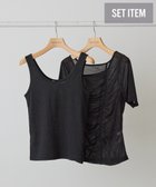 【アメリカンホリック/AMERICAN HOLIC】の【2点SET】アシメシアーT+ラメインナー 人気、トレンドファッション・服の通販 founy(ファニー) ファッション Fashion レディースファッション Ladies' Fashion Online トップス・カットソー Tops/Tshirt シャツ/ブラウス Shirts/Blouses ロング / Tシャツ T-Shirts カットソー Cut and Sewn NEW・新作・新着・新入荷 New Arrivals おすすめ Recommend アシンメトリー Asymmetry アンサンブル Ensemble インナー Inner カットソー Cut And Sew ギャザー Gather シアー Sheer タンク Tank ベーシック Basic ポケット Pocket 夏 Summer 春 Spring S/S・春夏 Ss・Spring/Summer thumbnail Black|ID: prp329100004599685 ipo3291000000032697671