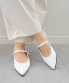 【ポインター/Pointer】の日本製 本革ベルト付きミュール オフホワイト|ID: prp329100004599690 ipo3291000000033711340