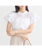 【アースミュージックアンドエコロジー/earth music&ecology】のミニチェックバルーンスリーブブラウス Off White|ID: prp329100004599707 ipo3291000000032697798