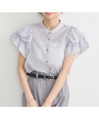 【アースミュージックアンドエコロジー/earth music&ecology】のミニチェックバルーンスリーブブラウス 人気、トレンドファッション・服の通販 founy(ファニー) ファッション Fashion レディースファッション Fashion for Women トップス・カットソー Cut & Sew Tops シャツ・ブラウス・オフィスカジュアル Elegant Blouses & Button-Ups おすすめ Recommended / Our Picks スリーブ Sleeve, Long Sleeve / Short Sleeve チェック Check, Plaid, Tartan デニム Denim, Jeans Material バルーン Balloon, Balloon Silhouette フェミニン Feminine, Girly ボトム Bottoms, Lower Wear ポケット Pocket, Pocket Detail ワイド Wide, Wide Fit 夏 Summer 春 Spring S/S・春夏 SS, Spring/Summer, Warm Season thumbnail Blue|ID: prp329100004599707 ipo3291000000033620161