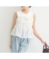 【アースミュージックアンドエコロジー/earth music&ecology】の花柄ギャザーキャミビスチェ 人気、トレンドファッション・服の通販 founy(ファニー) ファッション Fashion レディースファッション Ladies' Fashion Online アウター Coat Outerwear トップス・カットソー Tops/Tshirt キャミソール / ノースリーブ No Sleeves ベスト/ジレ Gilets/Vests ビスチェ Bustier 花柄・フラワープリント・モチーフ Flower Patterns NEW・新作・新着・新入荷 New Arrivals おすすめ Recommend ギャザー Gather シアー Sheer トレンド Trend プリント Print ベスト Vest ボタニカル Botanical ポケット Pocket リボン Ribbon エレガント 上品 Elegant 夏 Summer 春 Spring S/S・春夏 Ss・Spring/Summer |ID:prp329100004599710