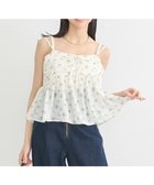 【アースミュージックアンドエコロジー/earth music&ecology】の花柄ギャザーキャミビスチェ 人気、トレンドファッション・服の通販 founy(ファニー) ファッション Fashion レディースファッション Ladies' Fashion Online アウター Coat Outerwear トップス・カットソー Tops/Tshirt キャミソール / ノースリーブ No Sleeves ベスト/ジレ Gilets/Vests ビスチェ Bustier 花柄・フラワープリント・モチーフ Flower Patterns NEW・新作・新着・新入荷 New Arrivals おすすめ Recommend ギャザー Gather シアー Sheer トレンド Trend プリント Print ベスト Vest ボタニカル Botanical ポケット Pocket リボン Ribbon エレガント 上品 Elegant 夏 Summer 春 Spring S/S・春夏 Ss・Spring/Summer thumbnail Light Green|ID: prp329100004599710 ipo3291000000032697815