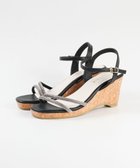 【ボントレ/BONTRE】の【pied du lapan/ピエドラパン】ビジューベルトウエッジサンダル/50756ZI ブラック|ID: prp329100004599716 ipo3291000000034322292