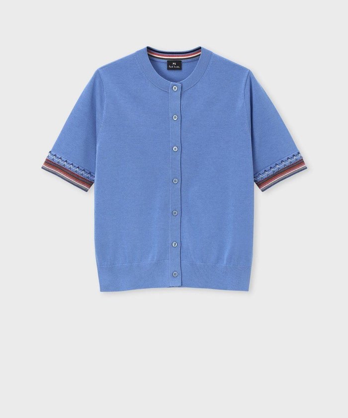 【ポール スミス/Paul Smith】のデザイン ステッチ 半袖 カーディガン インテリア・キッズ・メンズ・レディースファッション・服の通販 founy(ファニー) https://founy.com/ ファッション Fashion レディースファッション Ladies' Fashion Online トップス・カットソー Tops/Tshirt カーディガン Cardigans NEW・新作・新着・新入荷 New Arrivals おすすめ Recommend カーディガン Cardigan コンパクト Compact ジャケット Jacket ストライプ Stripe フェミニン Feminine 半袖 Short Sleeve 夏 Summer S/S・春夏 Ss・Spring/Summer A/W・秋冬 Aw・Autumn/Winter・Fw・Fall-Winter 羽織 Haori |ID: prp329100004599747 ipo3291000000032698040