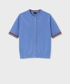 【ポール スミス/Paul Smith】のデザイン ステッチ 半袖 カーディガン サックスブルー|ID: prp329100004599747 ipo3291000000032698043
