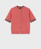 【ポール スミス/Paul Smith】のデザイン ステッチ 半袖 カーディガン コーラル|ID: prp329100004599747 ipo3291000000032698049