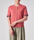 【ポール スミス/Paul Smith】のデザイン ステッチ 半袖 カーディガン 人気、トレンドファッション・服の通販 founy(ファニー) ファッション Fashion レディースファッション Fashion for Women トップス・カットソー Cut & Sew Tops カーディガン・羽織り Layered Style Cardigans おすすめ Recommended / Our Picks カーディガン Cardigan, Knitwear コンパクト Compact, Small Size ジャケット Jacket, Outerwear ストライプ Stripe, Striped Pattern フェミニン Feminine, Girly 半袖 Short Sleeve, Half Sleeve 夏 Summer S/S・春夏 SS, Spring/Summer, Warm Season A/W・秋冬 Autumn/Winter 羽織 Haori, Light Jacket thumbnail コーラル|ID: prp329100004599747 ipo3291000000033518385