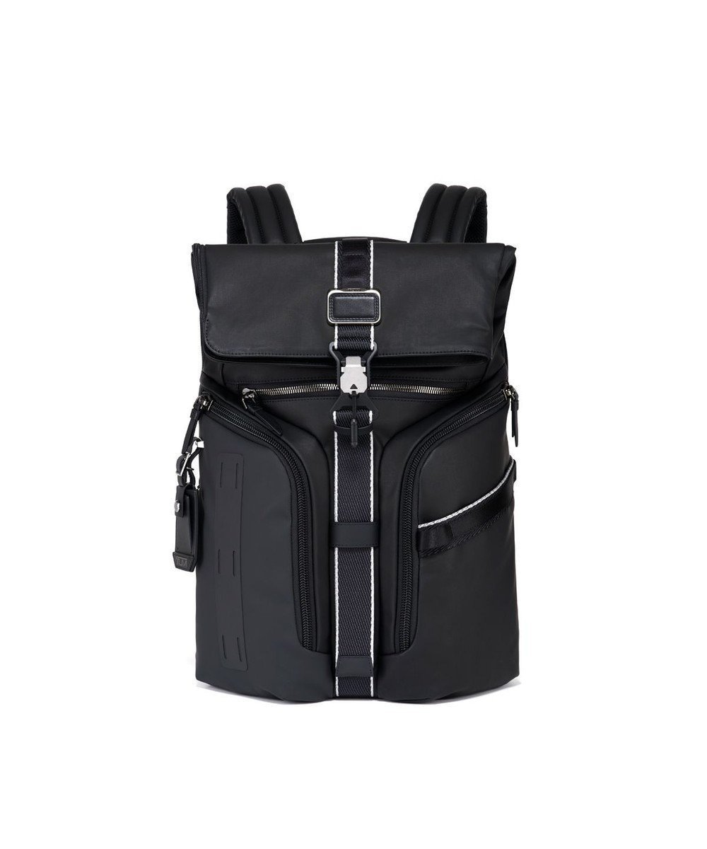 【トゥミ/TUMI / MEN】のリュック メンズ ALPHA BRAVO 「ロジスティック」バックパック インテリア・キッズ・メンズ・レディースファッション・服の通販 founy(ファニー) 　ファッション　Fashion　メンズファッション　Fashion for Men　バッグ　Bags　アクセサリー　Fashion Accessories　キャンバス　Canvas, Canvas Fabric　コレクション　Collection, Seasonal Line　傘　Umbrella, Parasol　財布　Wallet, Purse　トラベル　Travel, Travel Gear　フロント　Front, Front Design　ポケット　Pocket, Pocket Detail　マグネット　Magnet, Magnetic Closure　メッシュ　Mesh, Net Fabric　メンズ　Men's, Menswear　リュック　Backpack, Rucksack　旅行　Travel　ビジネス 仕事 通勤　Business / Work / Commuting　COATED BLACK|ID: prp329100004600472 ipo3291000000032707767