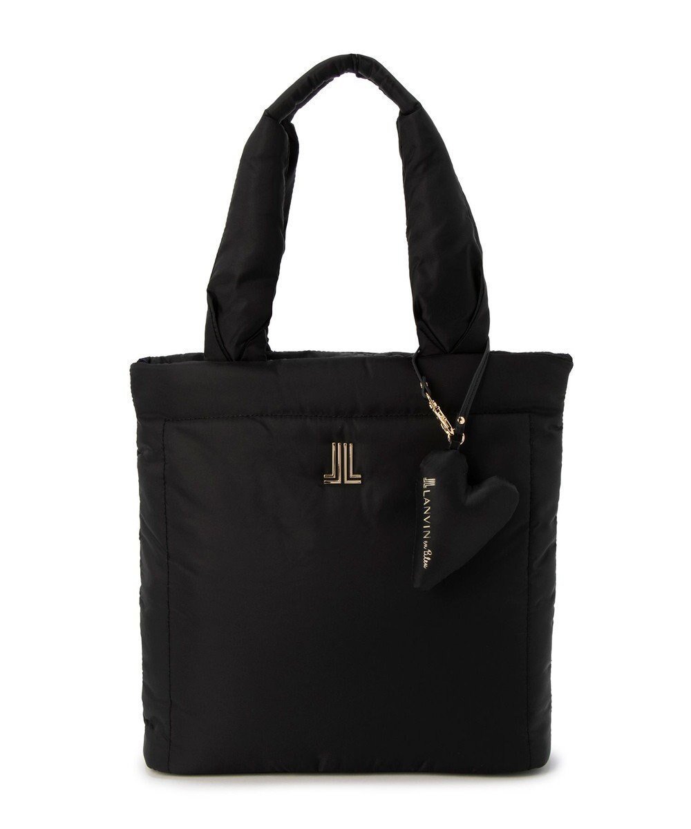 【ランバン オン ブルー/LANVIN en Bleu】のパッフィー トートバッグ 人気、トレンドファッション・服の通販 founy(ファニー) 　ファッション　Fashion　レディースファッション　Fashion for Women　バッグ　Bags　カッティング　Cutting Detail　キルティング　Quilted, Quilting　シンプル　Simple, Minimal　チャーム　Charm, Pendant　ブローチ　Brooch, Pin Brooch　エレガント 上品　Elegant　 other-1|ID: prp329100004600484 ipo3291000000032708097