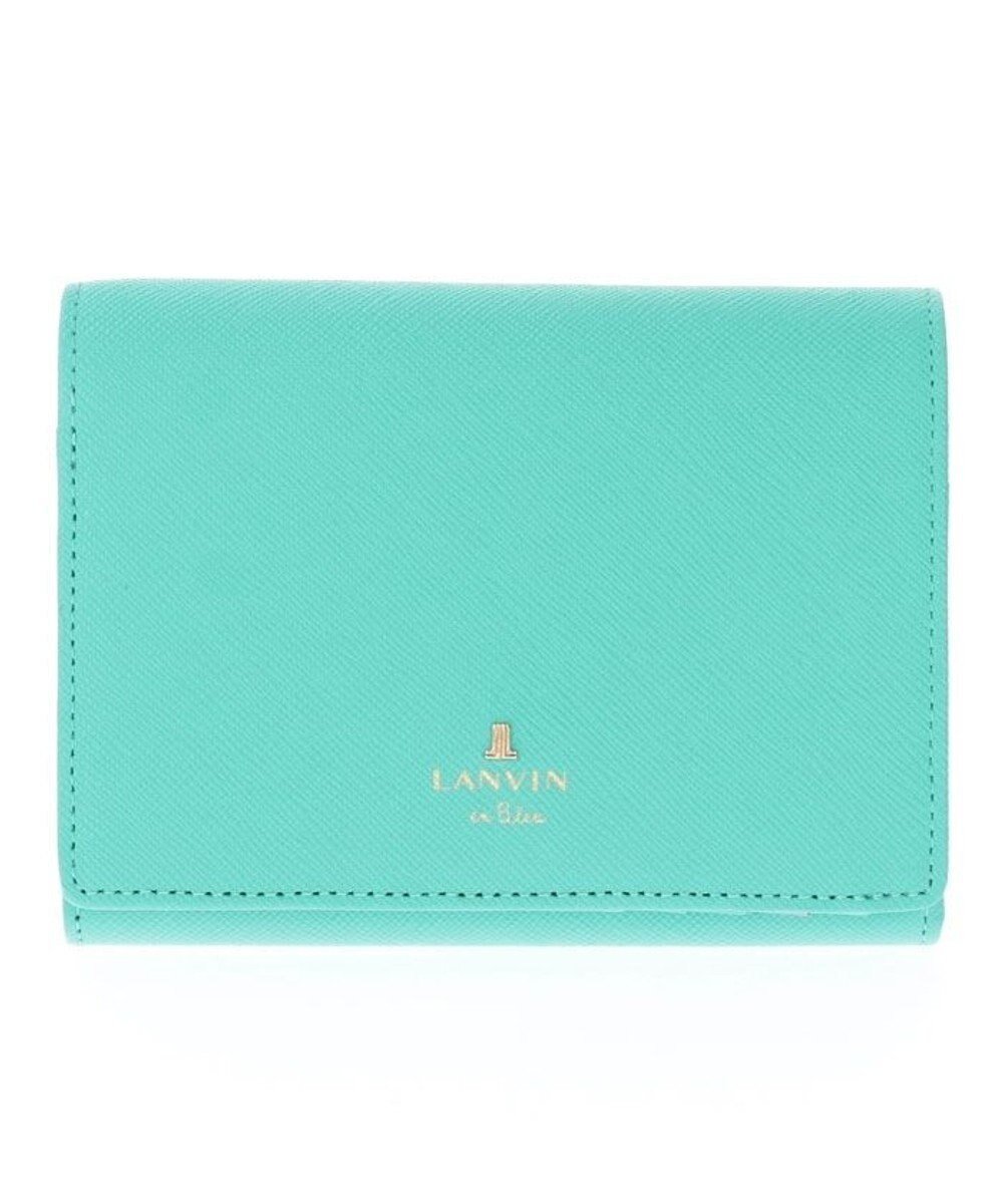 【ランバン オン ブルー/LANVIN en Bleu】のリュクサンブールカラー 二つ折り被せ財布 インテリア・キッズ・メンズ・レディースファッション・服の通販 founy(ファニー) 　ファッション　Fashion　レディースファッション　Fashion for Women　ミニ財布・二つ折り財布　Wallets & Card Cases　人気　Popular, Best Seller　財布　Wallet, Purse　エメラルドグリーン|ID: prp329100004600527 ipo3291000000032708470