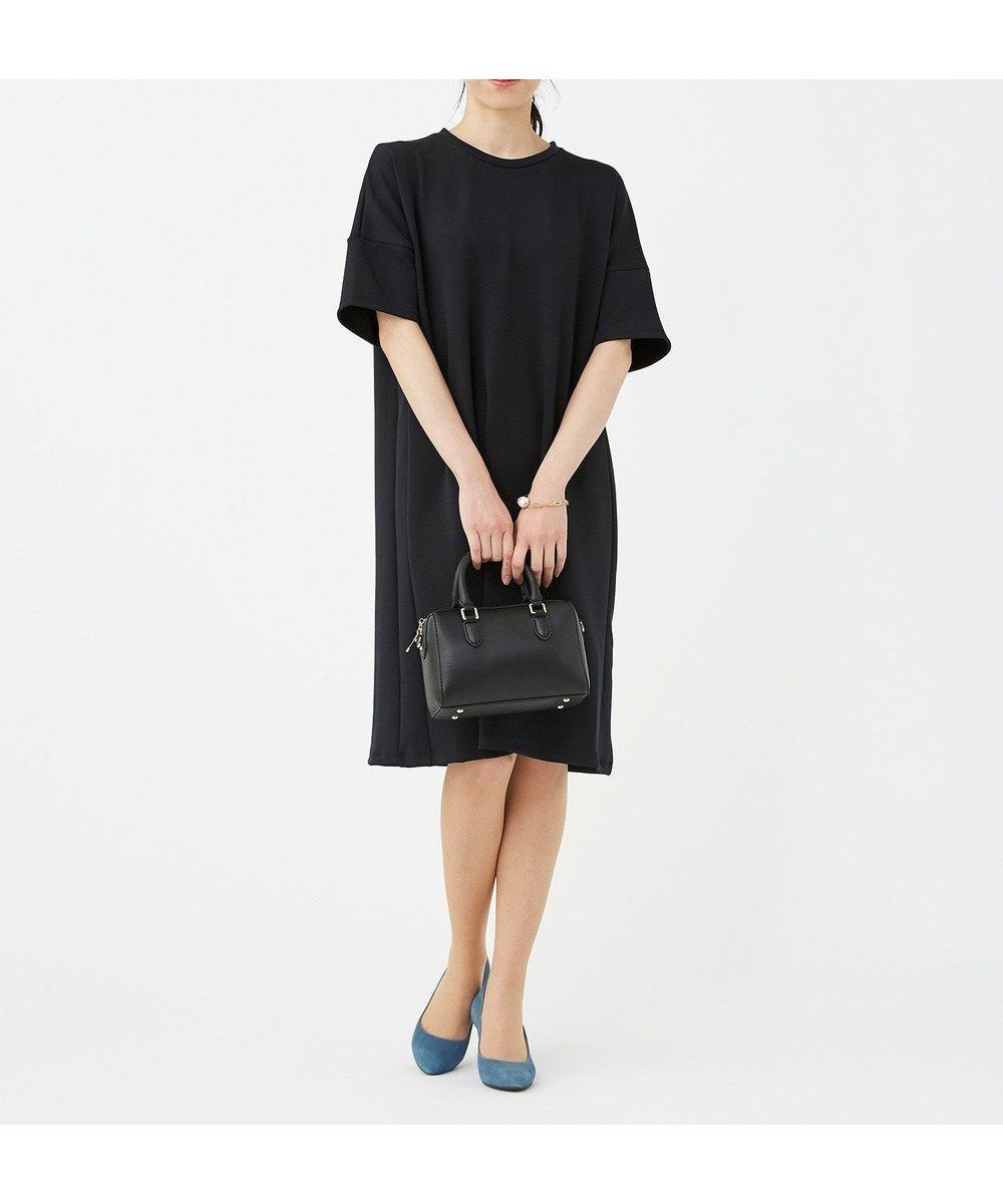 【カシヤマ/KASHIYAMA】の【抗菌繊維】スタイリッシュジャージー オーバーサイズドレス インテリア・キッズ・メンズ・レディースファッション・服の通販 founy(ファニー) 　ファッション　Fashion　レディースファッション　Fashion for Women　ワンピース　Dresses　フォーマル・パーティードレス・結婚式用ドレス　Elegant & Casual Dresses　春　Spring　抗菌　Antibacterial, Bacteria-Resistant　サンダル　Sandals, Summer Shoes　シューズ　Shoes, Footwear　スキニーデニム　Skinny Jeans, Slim Jeans　スニーカー　Sneakers, Trainers　ダブル　Double, Double-Breasted　フォルム　Silhouette, Form　フラット　Flat, Flat Shoes　リラックス　Relax, Relaxed Fit　S/S・春夏　SS, Spring/Summer, Warm Season　夏　Summer　ブラック|ID: prp329100004600585 ipo3291000000032708856