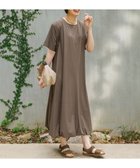 【エニー/ANY】の【洗濯機可/撥水】バルーンシルエットワンピース ブラウン|ID: prp329100004600616 ipo3291000000033617571