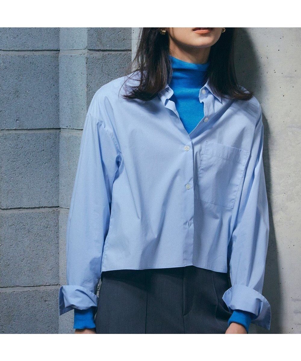 【アンフィーロ 自由区/UNFILO】の【抗菌防臭】イージーケア クロップド シャツ 人気、トレンドファッション・服の通販 founy(ファニー) 　ファッション　Fashion　レディースファッション　Fashion for Women　トップス・カットソー　Cut & Sew Tops　シャツ・ブラウス・オフィスカジュアル　Elegant Blouses & Button-Ups　クロップド　Cropped, Short Length　今季　This Season, Current Season　抗菌　Antibacterial, Bacteria-Resistant　雑誌　Magazine, Fashion Magazine　トレンド　Trend, Trending Now　人気　Popular, Best Seller　バランス　Balance, Style Balance　ブロード　Broadcloth, Fine Cotton　ボトム　Bottoms, Lower Wear　羽織　Haori, Light Jacket　ワイド　Wide, Wide Fit　A/W・秋冬　Autumn/Winter　 other-1|ID: prp329100004600639 ipo3291000000032709387