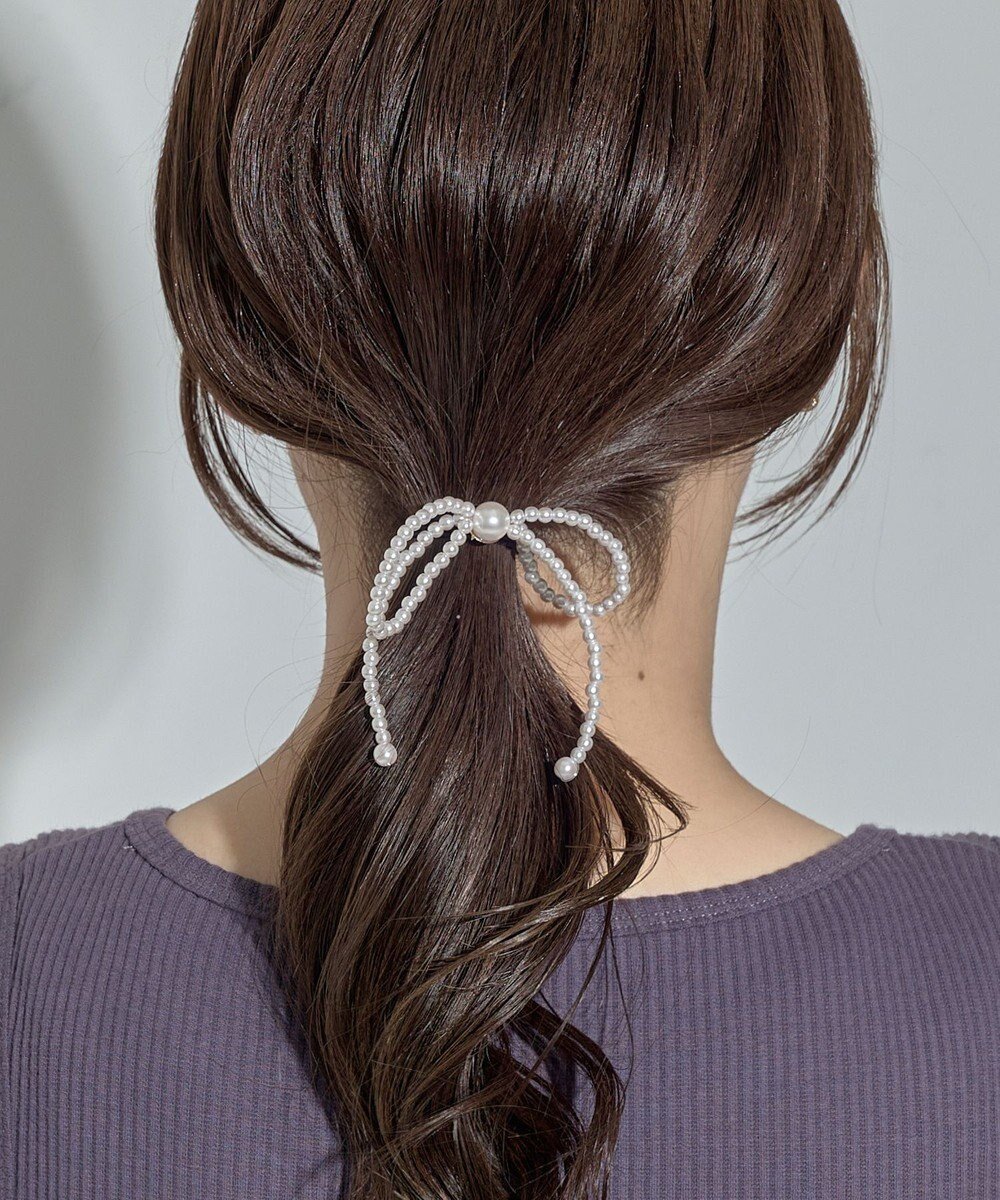 【フィービィー/phoebe】のハングパールリボンポニーフックヘアカフ 人気、トレンドファッション・服の通販 founy(ファニー) 　ファッション　Fashion　レディースファッション　Fashion for Women　シュシュ&ヘアアクセ/ヘアアレンジ　Scrunchies & Hair Accessories　おすすめ　Recommended / Our Picks　アクセサリー　Fashion Accessories　パール　Pearl, Pearl Accent　モチーフ　Motif, Design Theme　リボン　Ribbon, Bow　エレガント 上品　Elegant　結婚式　Wedding　 other-1|ID: prp329100004600700 ipo3291000000032709951