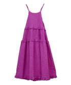 【グリーンパークス/Green Parks】の・Petit Fleur フリルティアードキャミワンピ Dark Pink|ID: prp329100004600726 ipo3291000000032710202
