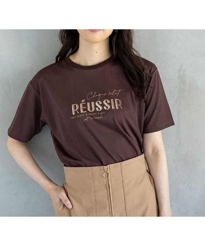 【エニィ スィス/any SiS】の【洗える】ロゴ刺繍 Tシャツ インテリア・キッズ・メンズ・レディースファッション・服の通販 founy(ファニー) https://founy.com/ ファッション Fashion レディースファッション Fashion for Women トップス・カットソー Cut & Sew Tops シャツ・ブラウス・オフィスカジュアル Elegant Blouses & Button-Ups ロングTシャツ・Tシャツ Longline T-Shirts & Tees カットソー・ベーシックTシャツ Cut-and-Sewn Tops / Stretch Tees & Basics 春 Spring 洗える Machine Washable カットソー Cut and Sewn Top スパンコール Sequins, Sequin Embellishment プリント Print, Printed Pattern リラックス Relax, Relaxed Fit S/S・春夏 SS, Spring/Summer, Warm Season 新作・新入荷 New Arrivals / New In おすすめ Recommended / Our Picks 夏 Summer |ID: prp329100004600733 ipo3291000000032710239