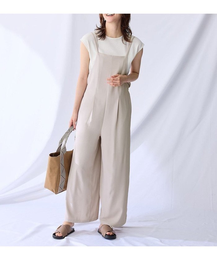 【エニー/ANY】の【2SET】プルオーバー×キャミサロペットセット インテリア・キッズ・メンズ・レディースファッション・服の通販 founy(ファニー) https://founy.com/ ファッション Fashion レディースファッション Fashion for Women トップス・カットソー Cut & Sew Tops キャミソール&ノースリーブ Camisoles & Sleeveless Tops カジュアルプルオーバー・ニットトップス Pullovers & Knit Tops / Casual Pullovers ワンピース Dresses オールインワン・ワンピース Dresses and Jumpsuits サロペット&オールインワン Dungarees & Jumpsuit Styles カットソー Cut and Sewn Top サロペット Overalls, Salopette スリーブ Sleeve, Long Sleeve / Short Sleeve デニム Denim, Jeans Material トレンド Trend, Trending Now フレンチ French, French Style エレガント 上品 Elegant 夏 Summer 春 Spring S/S・春夏 SS, Spring/Summer, Warm Season 楽ちん Easy Fit, Comfortable |ID: prp329100004600734 ipo3291000000035580738