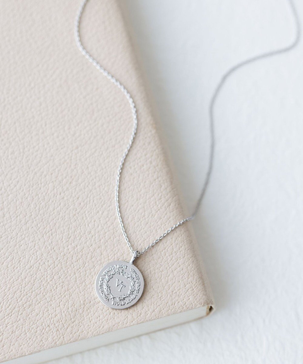 【23区/NIJYUSANKU】のVTコイン ネックレス インテリア・キッズ・メンズ・レディースファッション・服の通販 founy(ファニー) 　ファッション　Fashion　レディースファッション　Fashion for Women　ジュエリー　Jewelry　ネックレス　Necklaces & Pendants　2025年　2025　2025-2026秋冬・A/W　Autumn/Winter 2025–26 AW25–26　アクセサリー　Fashion Accessories　コイン　Coin, Coin Design　シルバー　Silver, Metallic Silver　チェーン　Chain, Chain Strap　ネックレス　Necklace, Pendant Necklace　モチーフ　Motif, Design Theme　リーフ　Leaf, Botanical Leaf　エレガント 上品　Elegant　無地　Plain, Solid Color　シルバー系|ID: prp329100004600739 ipo3291000000035571330
