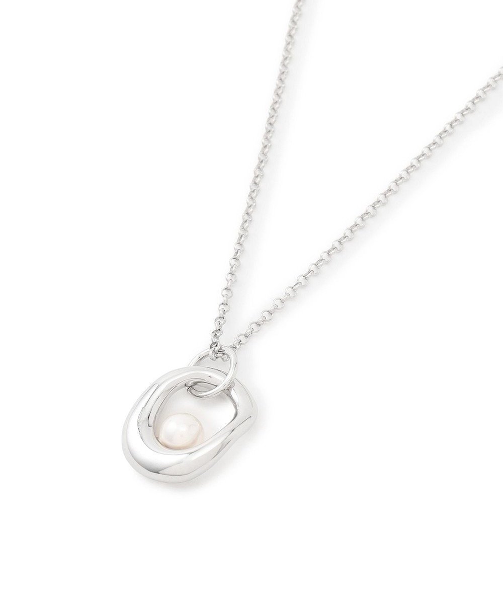 【23区/NIJYUSANKU】のリングパール ネックレス インテリア・キッズ・メンズ・レディースファッション・服の通販 founy(ファニー) 　ファッション　Fashion　レディースファッション　Fashion for Women　ジュエリー　Jewelry　ファッションリング　Fashion Rings　ネックレス　Necklaces & Pendants　2025年　2025　2025-2026秋冬・A/W　Autumn/Winter 2025–26 AW25–26　おすすめ　Recommended / Our Picks　アクセサリー　Fashion Accessories　シルバー　Silver, Metallic Silver　シンプル　Simple, Minimal　ネックレス　Necklace, Pendant Necklace　パール　Pearl, Pearl Accent　ロング　Long, Long-Length　エレガント 上品　Elegant　シルバー系|ID: prp329100004600740 ipo3291000000035608373