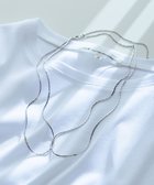 【23区/NIJYUSANKU】の【Oggi10月号掲載】ダブルチェーン ネックレス シルバー系|ID: prp329100004600742 ipo3291000000035665140