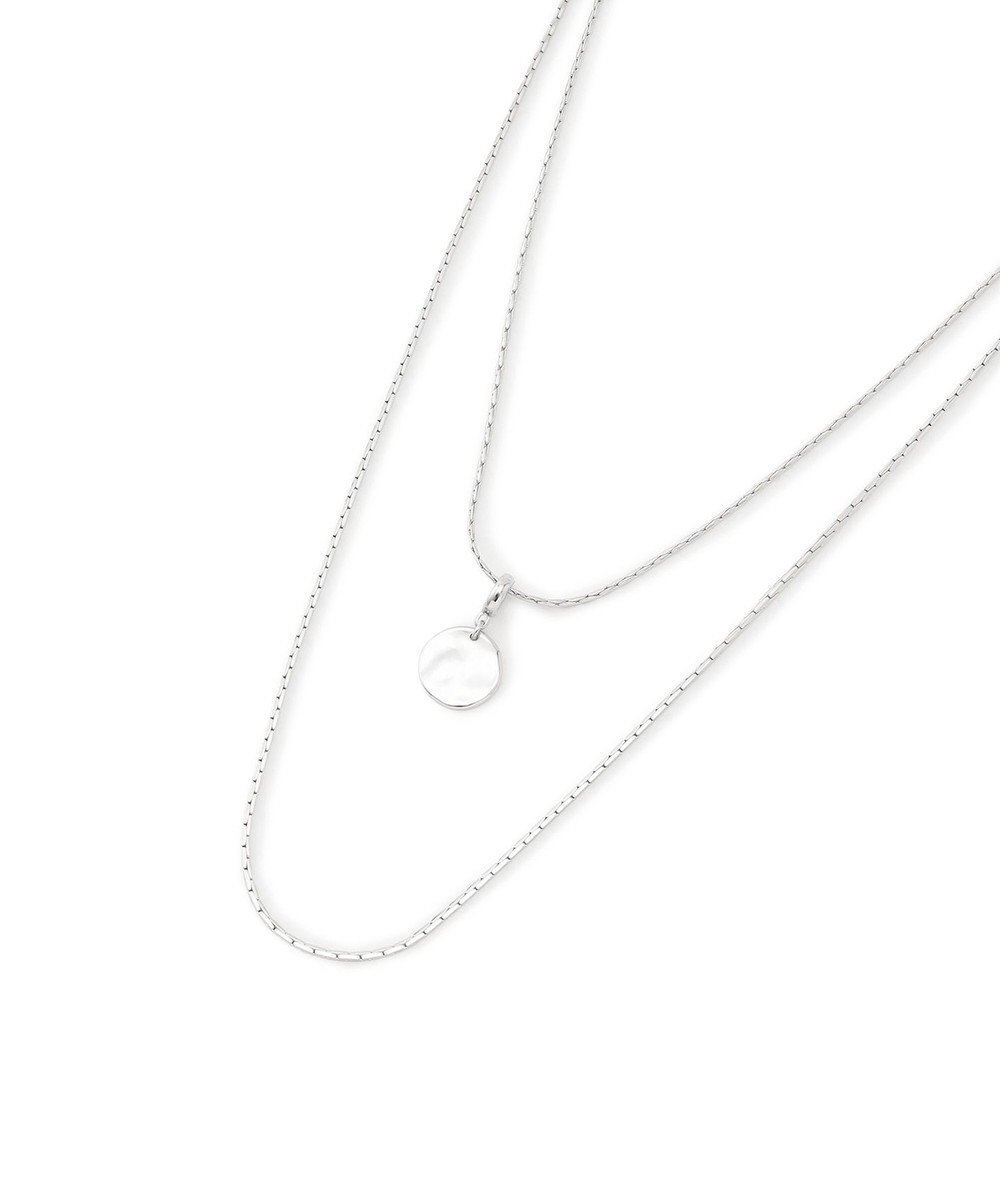 【23区/NIJYUSANKU】のクリッカーコインWチェーンネックレス インテリア・キッズ・メンズ・レディースファッション・服の通販 founy(ファニー) 　ファッション　Fashion　レディースファッション　Fashion for Women　ジュエリー　Jewelry　ネックレス　Necklaces & Pendants　2025年　2025　2025-2026秋冬・A/W　Autumn/Winter 2025–26 AW25–26　アクセサリー　Fashion Accessories　コイン　Coin, Coin Design　シルバー　Silver, Metallic Silver　シンプル　Simple, Minimal　チェーン　Chain, Chain Strap　ネックレス　Necklace, Pendant Necklace　フォーマル　Formal, Dressy　ロング　Long, Long-Length　エレガント 上品　Elegant　シルバー系|ID: prp329100004600747 ipo3291000000035772331