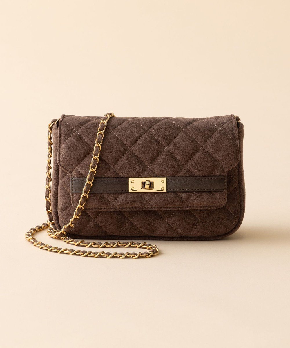 【23区/NIJYUSANKU】のスエード キルティング ショルダーバッグ インテリア・キッズ・メンズ・レディースファッション・服の通販 founy(ファニー) ファッション Fashion レディースファッション Fashion for Women バッグ Bags 2025年 2025 2025-2026秋冬・A/W Autumn/Winter 2025–26 AW25–26 おすすめ Recommended / Our Picks キルティング Quilted, Quilting ショルダー Shoulder, Shoulder Strap チェーン Chain, Chain Strap ベスト Vest, Waistcoat ポケット Pocket, Pocket Detail エレガント 上品 Elegant 財布 Wallet, Purse 軽量 Lightweight, Ultra Light ブラウン系|ID: prp329100004600749 ipo3291000000035712626
