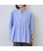 【自由区/JIYU-KU】のシアーソフトシャンブレーペプラム ブラウス 人気、トレンドファッション・服の通販 founy(ファニー) ファッション Fashion レディースファッション Fashion for Women トップス・カットソー Cut & Sew Tops シャツ・ブラウス・オフィスカジュアル Elegant Blouses & Button-Ups シャンブレー Chambray, Denim-Like Fabric バランス Balance, Style Balance ペプラム Peplum, Flared Hem ラウンド Round, Round Neck ワッシャー Washer, Crinkled Finish A/W・秋冬 Autumn/Winter thumbnail サックス|ID: prp329100004600752 ipo3291000000033690186