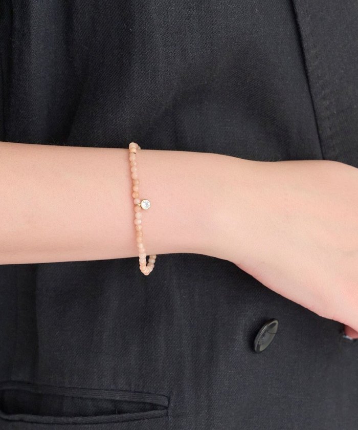 【フィービィー/phoebe】のウィスパーストーンブレスレット ピンク/天然石 インテリア・キッズ・メンズ・レディースファッション・服の通販 founy(ファニー) https://founy.com/ ファッション Fashion レディースファッション Fashion for Women ジュエリー Jewelry チェーン＆カフブレスレット Cuff & Chain Bracelets 新作・新入荷 New Arrivals / New In アクセサリー Fashion Accessories ブレスレット Bracelet, Wristband |ID: prp329100004600760 ipo3291000000032710344