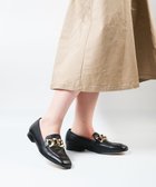 【ボントレ/BONTRE】の【LucaGrossi/ルカグロッシ】スクエアチェーンローファー/ H092M-US 人気、トレンドファッション・服の通販 founy(ファニー) ファッション Fashion レディースファッション Fashion for Women イタリア Italy シューズ Shoes, Footwear シンプル Simple, Minimal チェーン Chain, Chain Strap フィット Fit, Slim Fit フラット Flat, Flat Shoes A/W・秋冬 Autumn/Winter S/S・春夏 SS, Spring/Summer, Warm Season 夏 Summer エレガント 上品 Elegant thumbnail ブラック|ID: prp329100004600775 ipo3291000000033483596