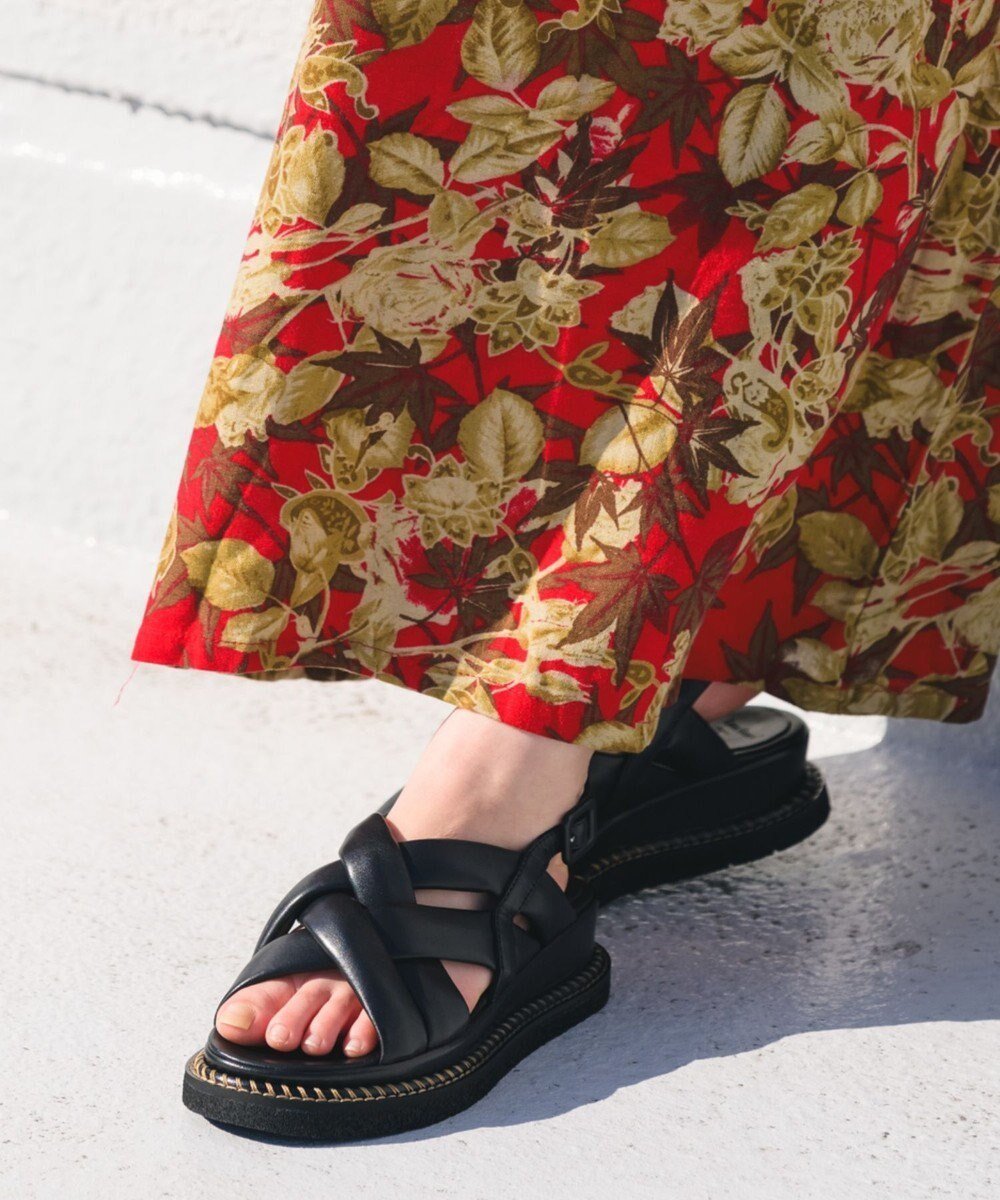【ボントレ/BONTRE】の【LucaGrossi/ルカグロッシ】厚底パフィークロスサンダル/H760S-US 人気、トレンドファッション・服の通販 founy(ファニー) 　ファッション　Fashion　レディースファッション　Fashion for Women　イタリア　Italy　厚底　Platform Shoes　春　Spring　サンダル　Sandals, Summer Shoes　ストラップサンダル　Strappy Sandals, Strap Sandals　フィット　Fit, Slim Fit　リゾート　Resort, Vacation Style　S/S・春夏　SS, Spring/Summer, Warm Season　新作・新入荷　New Arrivals / New In　夏　Summer　エレガント 上品　Elegant　 other-1|ID: prp329100004600776 ipo3291000000032710402