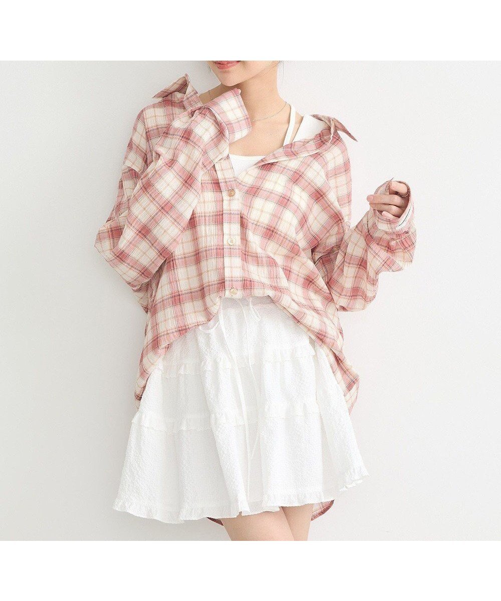 【アースミュージックアンドエコロジー/earth music&ecology】のアソートオーバーシャツ 人気、トレンドファッション・服の通販 founy(ファニー) 　ファッション　Fashion　レディースファッション　Fashion for Women　トップス・カットソー　Cut & Sew Tops　シャツ・ブラウス・オフィスカジュアル　Elegant Blouses & Button-Ups　新作・新入荷　New Arrivals / New In　おすすめ　Recommended / Our Picks　シンプル　Simple, Minimal　チェック　Check, Plaid, Tartan　トレンド　Trend, Trending Now　ポケット　Pocket, Pocket Detail　夏　Summer　春　Spring　S/S・春夏　SS, Spring/Summer, Warm Season　無地　Plain, Solid Color　 other-1|ID: prp329100004600782 ipo3291000000032710423