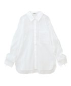 【アースミュージックアンドエコロジー/earth music&ecology】のバックドロストシアーストライプオーバーシャツ 人気、トレンドファッション・服の通販 founy(ファニー) ファッション Fashion レディースファッション Fashion for Women トップス・カットソー Cut & Sew Tops シャツ・ブラウス・オフィスカジュアル Elegant Blouses & Button-Ups 新作・新入荷 New Arrivals / New In おすすめ Recommended / Our Picks ギャザー Gathered, Ruffled シンプル Simple, Minimal ストライプ Stripe, Striped Pattern フロント Front, Front Design ヘムライン Hemline, Bottom Cut ポケット Pocket, Pocket Detail モノトーン Monotone, Black and White 夏 Summer 春 Spring S/S・春夏 SS, Spring/Summer, Warm Season 無地 Plain, Solid Color thumbnail Off White|ID: prp329100004600783 ipo3291000000032710431