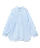 【アースミュージックアンドエコロジー/earth music&ecology】のバックドロストシアーストライプオーバーシャツ 人気、トレンドファッション・服の通販 founy(ファニー) ファッション Fashion レディースファッション Fashion for Women トップス・カットソー Cut & Sew Tops シャツ・ブラウス・オフィスカジュアル Elegant Blouses & Button-Ups おすすめ Recommended / Our Picks ギャザー Gathered, Ruffled シンプル Simple, Minimal ストライプ Stripe, Striped Pattern フロント Front, Front Design ヘムライン Hemline, Bottom Cut ポケット Pocket, Pocket Detail モノトーン Monotone, Black and White 夏 Summer 春 Spring S/S・春夏 SS, Spring/Summer, Warm Season 無地 Plain, Solid Color thumbnail Stripe Sax|ID: prp329100004600783 ipo3291000000033400129