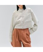 【ベイジ,/BEIGE,】の【洗える】KNOX / ショート丈バンドカラーシャツ Sage St|ID: prp329100004600794 ipo3291000000033069032