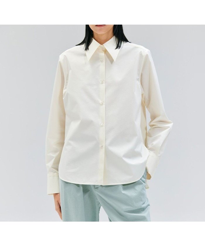 【ベイジ,/BEIGE,】の【洗える】STRAWN / ビッグカラーコットンストレッチシャツ インテリア・キッズ・メンズ・レディースファッション・服の通販 founy(ファニー) https://founy.com/ ファッション Fashion レディースファッション Fashion for Women トップス・カットソー Cut & Sew Tops シャツ・ブラウス・オフィスカジュアル Elegant Blouses & Button-Ups インナー Innerwear コンパクト Compact, Small Size ジャケット Jacket, Outerwear ストレッチ Stretch, Stretchy Fabric バランス Balance, Style Balance ロング Long, Long-Length 夏 Summer 春 Spring S/S・春夏 SS, Spring/Summer, Warm Season 洗える Machine Washable A/W・秋冬 Autumn/Winter |ID: prp329100004600796 ipo3291000000033069041