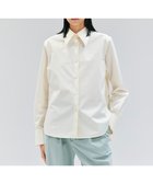 【ベイジ,/BEIGE,】の【洗える】STRAWN / ビッグカラーコットンストレッチシャツ Ecru|ID: prp329100004600796 ipo3291000000033069042