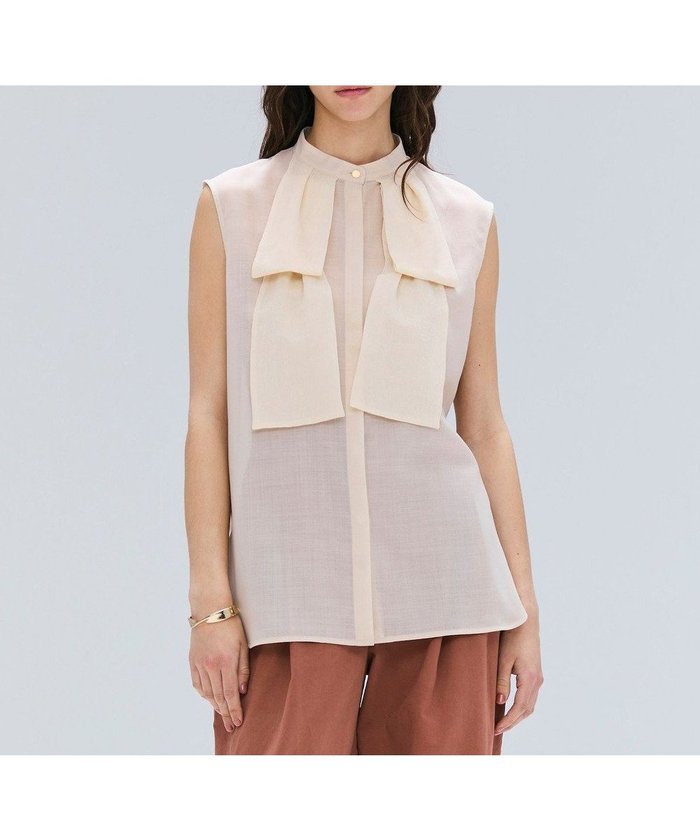 【ベイジ,/BEIGE,】の【洗える】MOYE / シアーウールビックボウタイブラウス インテリア・キッズ・メンズ・レディースファッション・服の通販 founy(ファニー) https://founy.com/ ファッション Fashion レディースファッション Fashion for Women トップス・カットソー Cut & Sew Tops シャツ・ブラウス・オフィスカジュアル Elegant Blouses & Button-Ups 洗える Machine Washable カーディガン Cardigan, Knitwear サマー Summer, Summer Style ジャケット Jacket, Outerwear 定番 Standard, Basic Item ノースリーブ Sleeveless, No-Sleeve 人気 Popular, Best Seller バランス Balance, Style Balance ボトム Bottoms, Lower Wear ロング Long, Long-Length A/W・秋冬 Autumn/Winter S/S・春夏 SS, Spring/Summer, Warm Season 夏 Summer エレガント 上品 Elegant ビジネス 仕事 通勤 Business / Work / Commuting |ID: prp329100004600801 ipo3291000000033069068